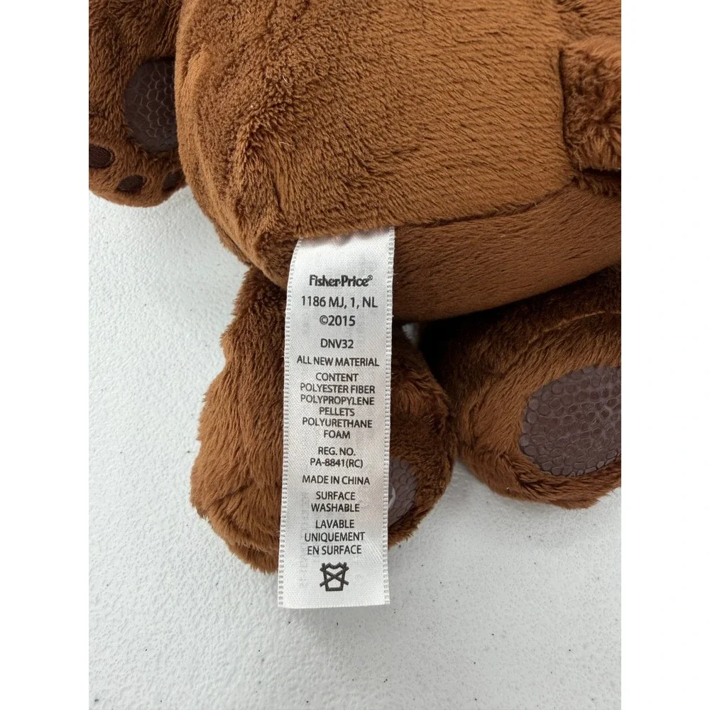 Fisher-Price Smart Toy Monkey Interactive Plush Brown DNV32 24 Cards Backpack